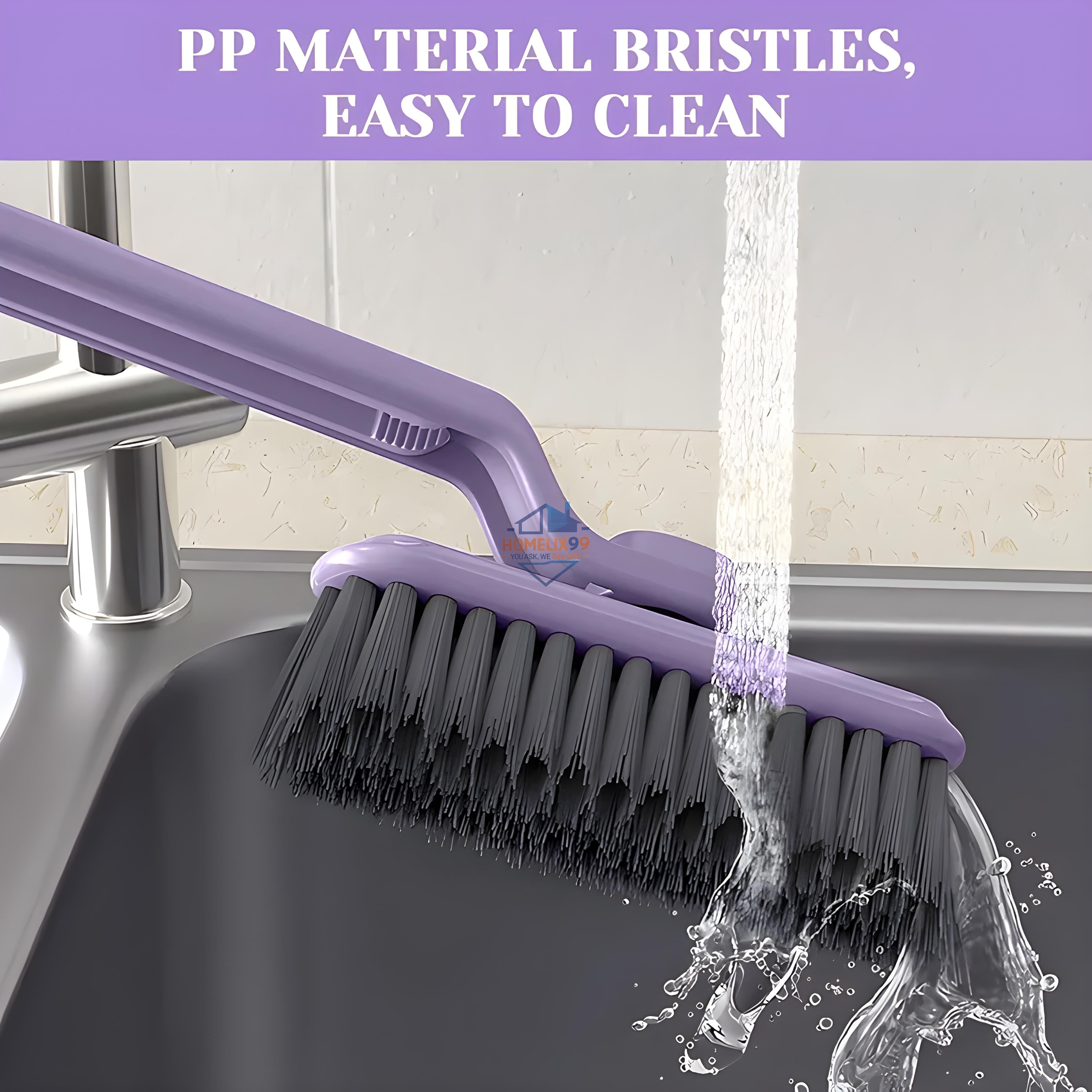 360° Rotating Crevice Cleaning Brush – V-Shape, Multi-Surface, Gap Cleaner
