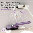 360° Rotating Crevice Cleaning Brush – V-Shape, Multi-Surface, Gap Cleaner