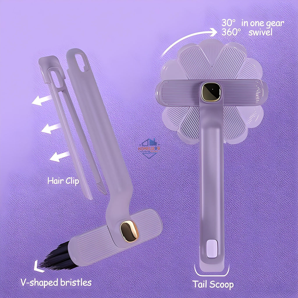360° Rotating Crevice Cleaning Brush – V-Shape, Multi-Surface, Gap Cleaner