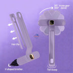 360° Rotating Crevice Cleaning Brush – V-Shape, Multi-Surface, Gap Cleaner