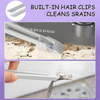 360° Rotating Crevice Cleaning Brush – V-Shape, Multi-Surface, Gap Cleaner
