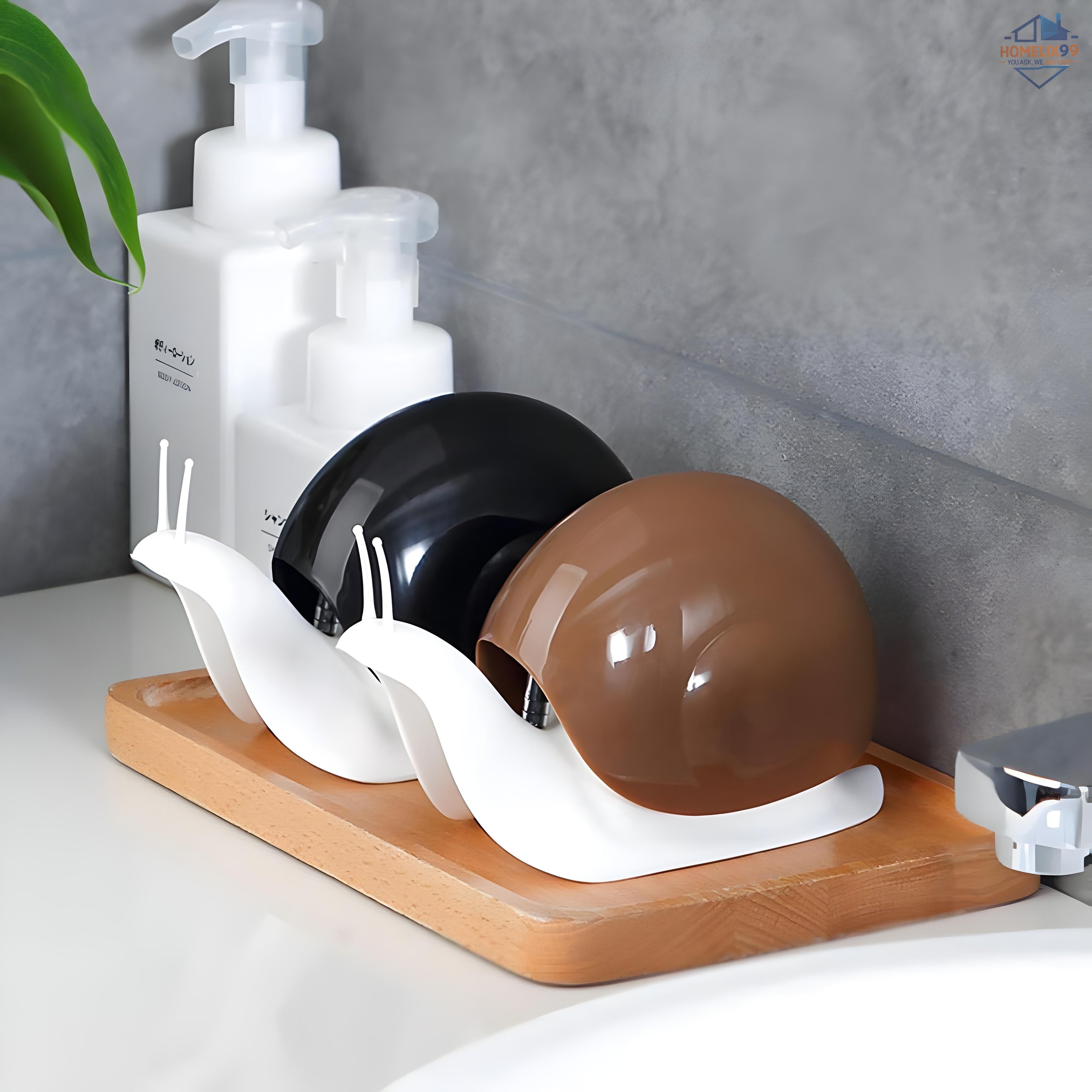 Snail Shape Refillable Soap Dispenser – Cute Bathroom & Kitchen Accessory for Kids & Adults