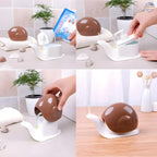 Snail Shape Refillable Soap Dispenser – Cute Bathroom & Kitchen Accessory for Kids & Adults