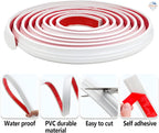 Multicolor Draft Excluder Door Seal Strip – Self-Adhesive, Weatherproof & Noise-Blocking