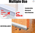 Multicolor Draft Excluder Door Seal Strip – Self-Adhesive, Weatherproof & Noise-Blocking