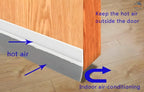 Multicolor Draft Excluder Door Seal Strip – Self-Adhesive, Weatherproof & Noise-Blocking