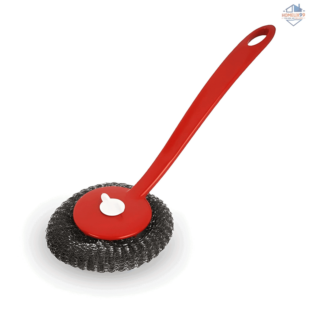Dura Handy Scour – Heavy-Duty Steel Scrubber with Comfort Grip Handle