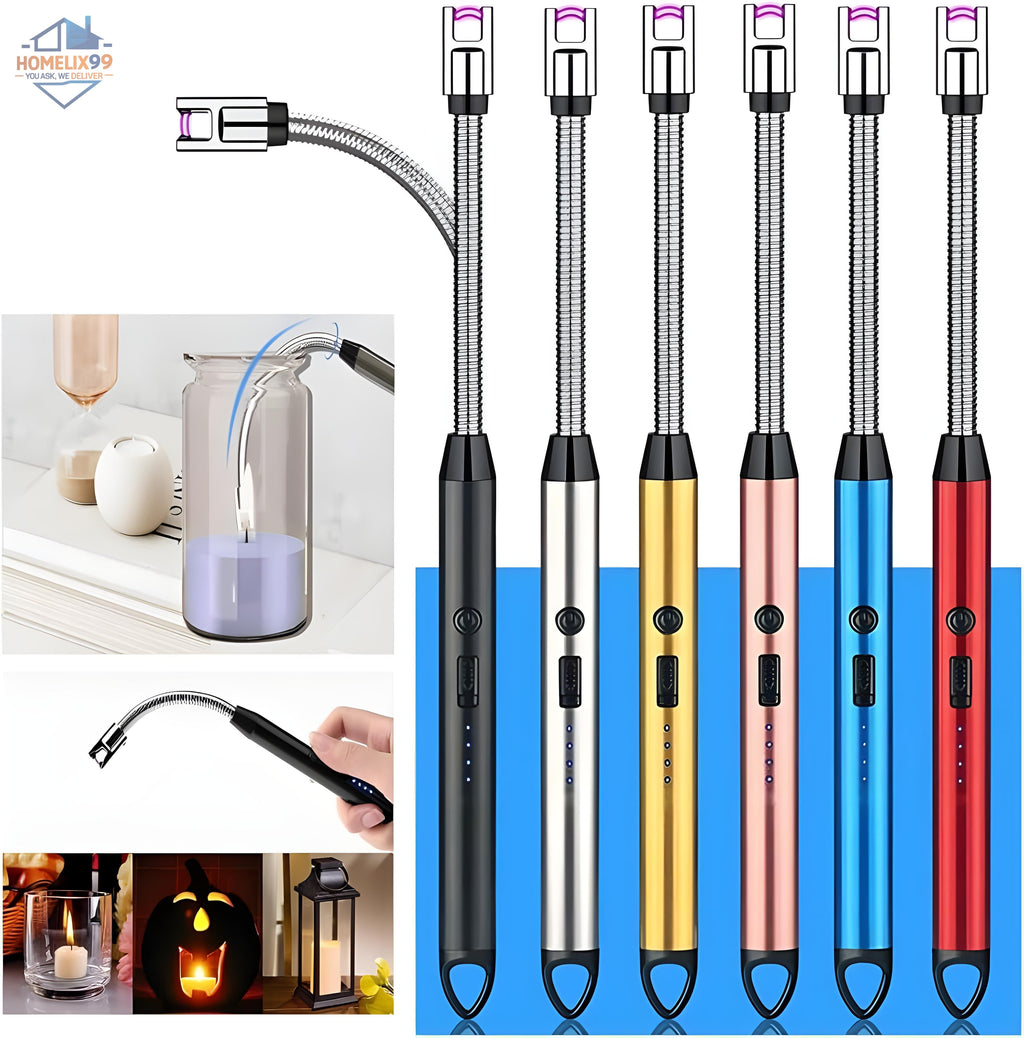USB Rechargeable Arc Lighter – Flameless, Windproof & Smart Ignition