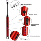 USB Rechargeable Arc Lighter – Flameless, Windproof & Smart Ignition