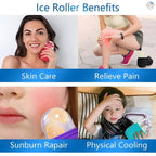 Beauty Face Massage Ice Roller – Skin Cooling, Puffiness Reducing & Glow Boosting Tool