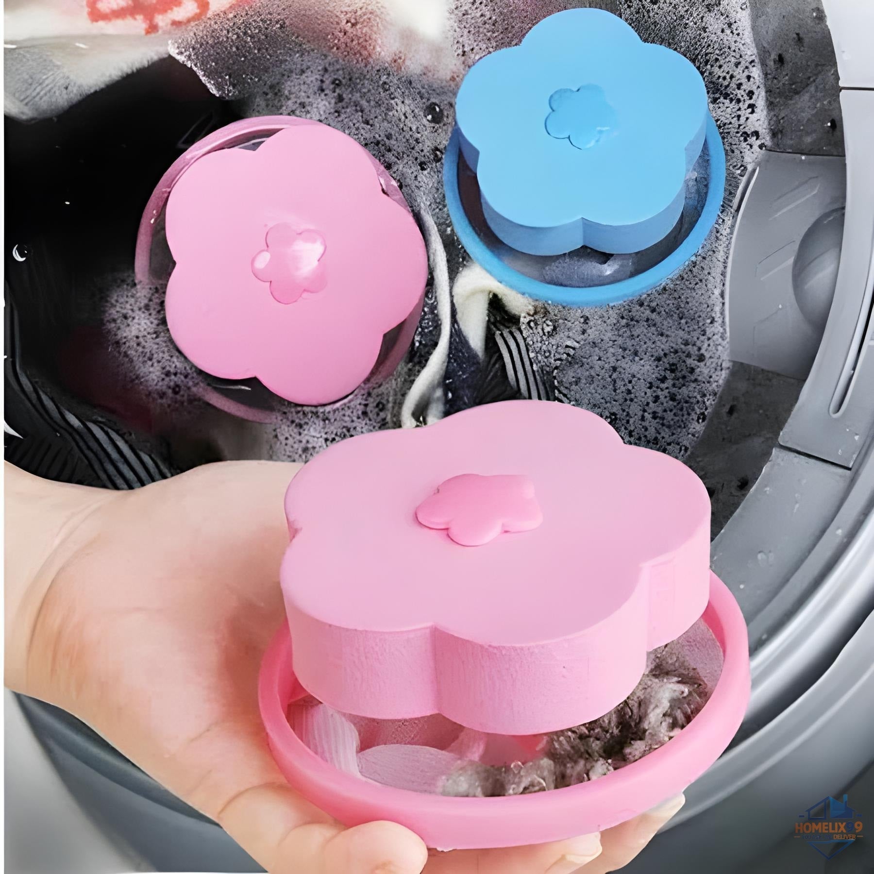 Lint Catcher for Washing Machine – Reusable Floating Hair & Fluff Filter