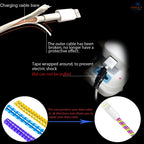 Metallic Spiral Cable Protector Wrap – Anti-Chew & Tangle-Free Cord Saver (Universal Fit)