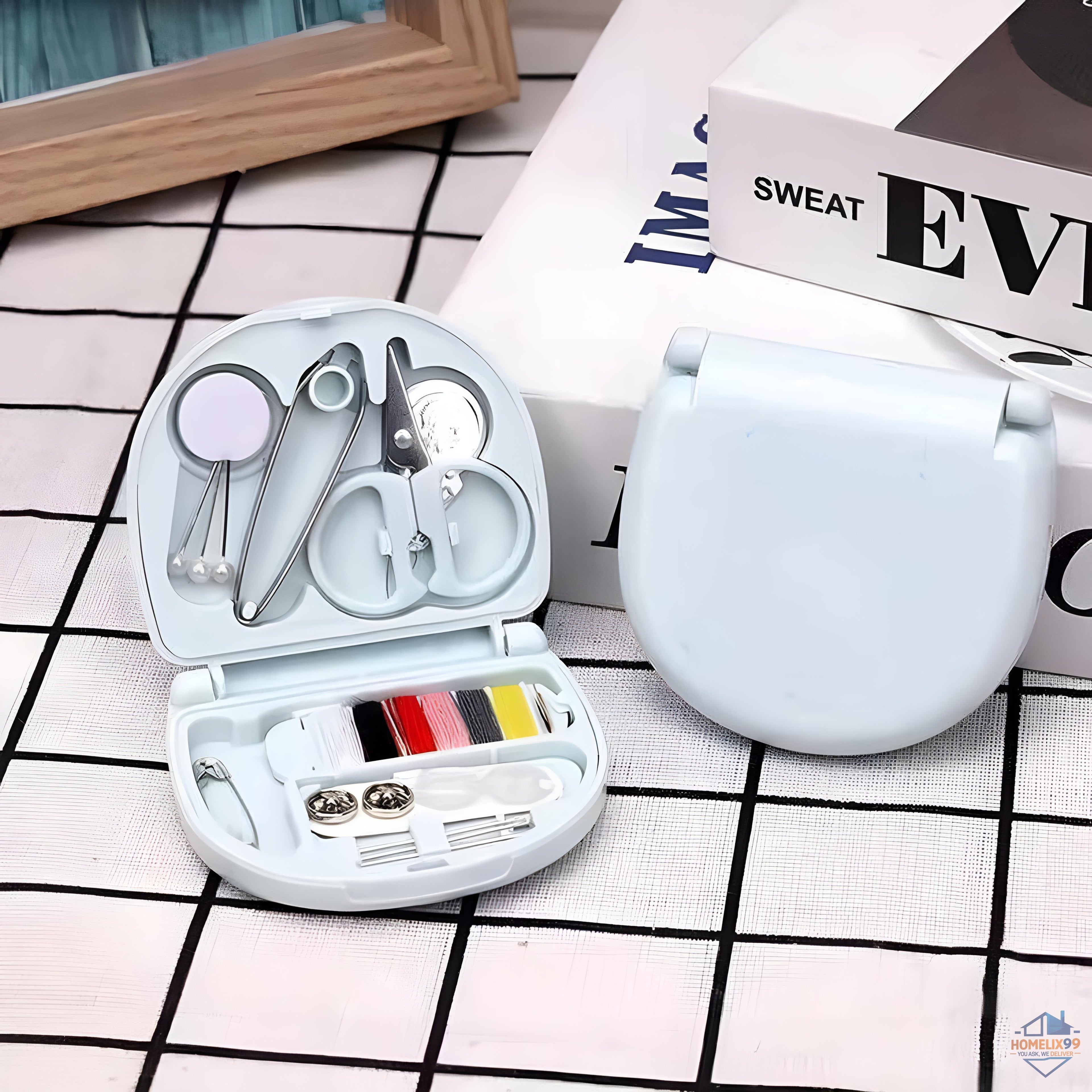 Mini Travel Sewing Kit – Compact Emergency Stitch Box for On-the-Go Repairs