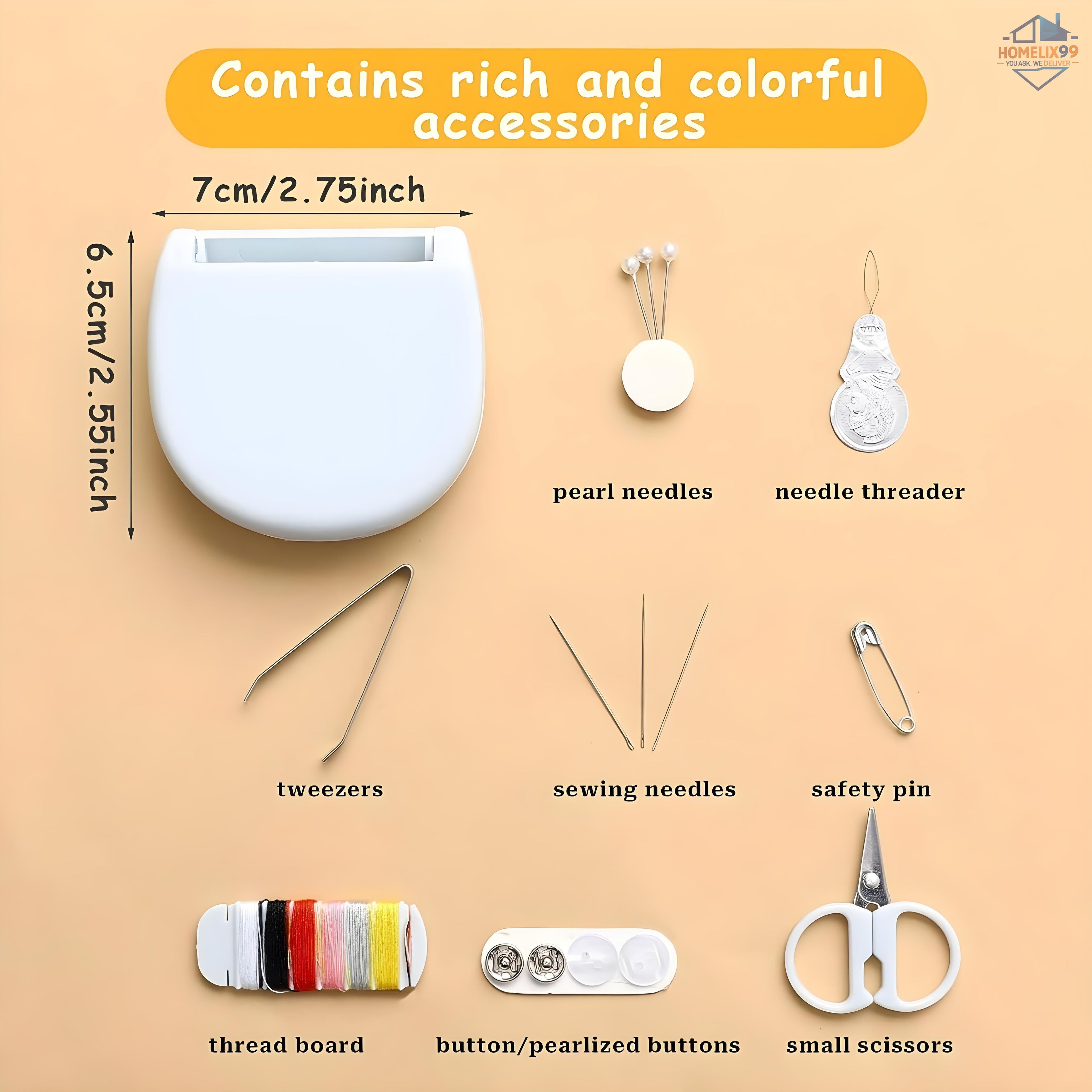 Mini Travel Sewing Kit – Compact Emergency Stitch Box for On-the-Go Repairs