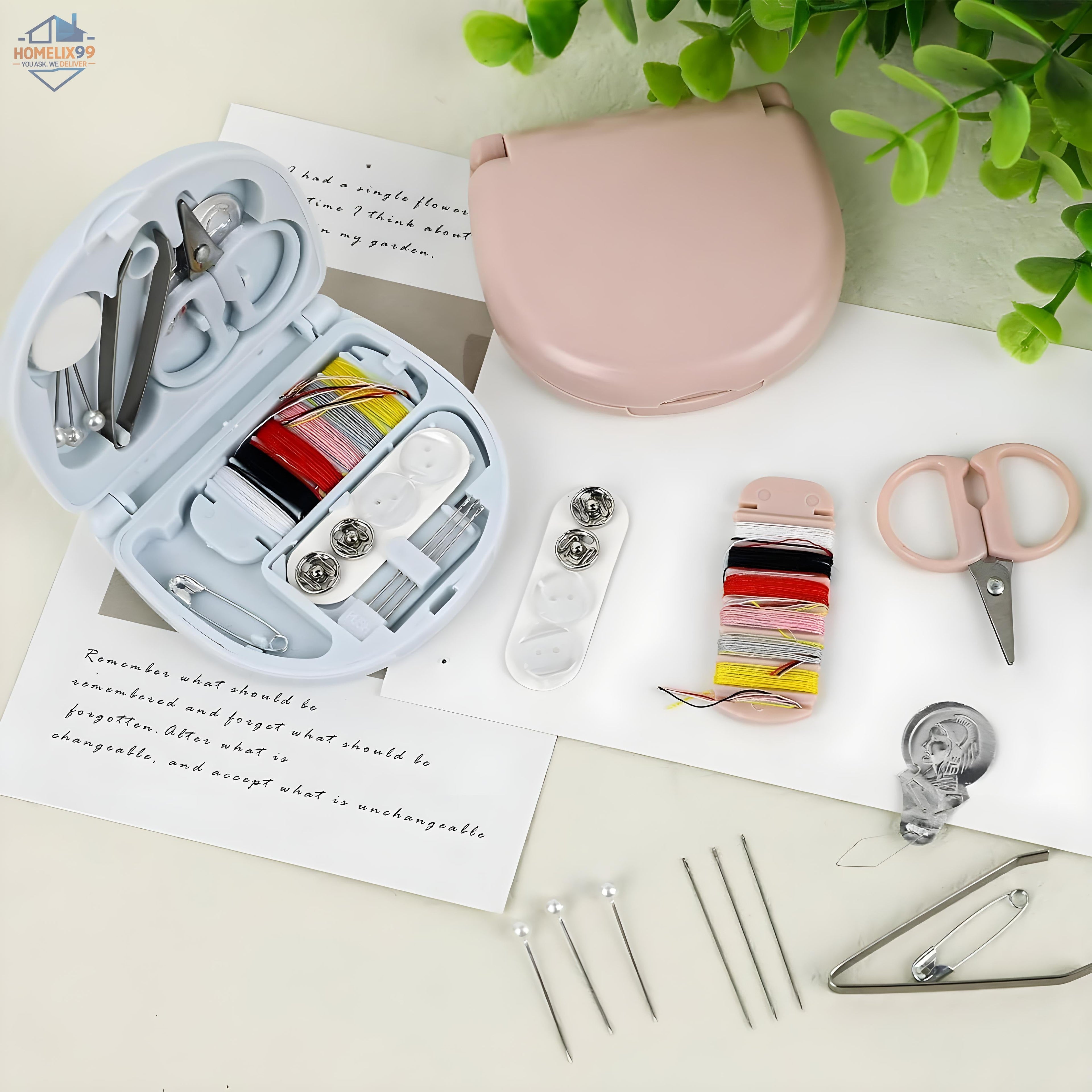 Mini Travel Sewing Kit – Compact Emergency Stitch Box for On-the-Go Repairs