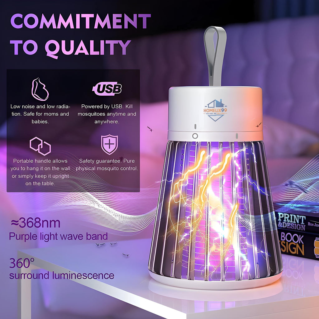 Mosquito Killer Lamp – 360° UV Trap with Safe & Silent Operation