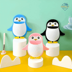 Penguin-Shaped Multipurpose Holder – Cute Self-Adhesive Organizer for Bathroom, Kitchen & Desk