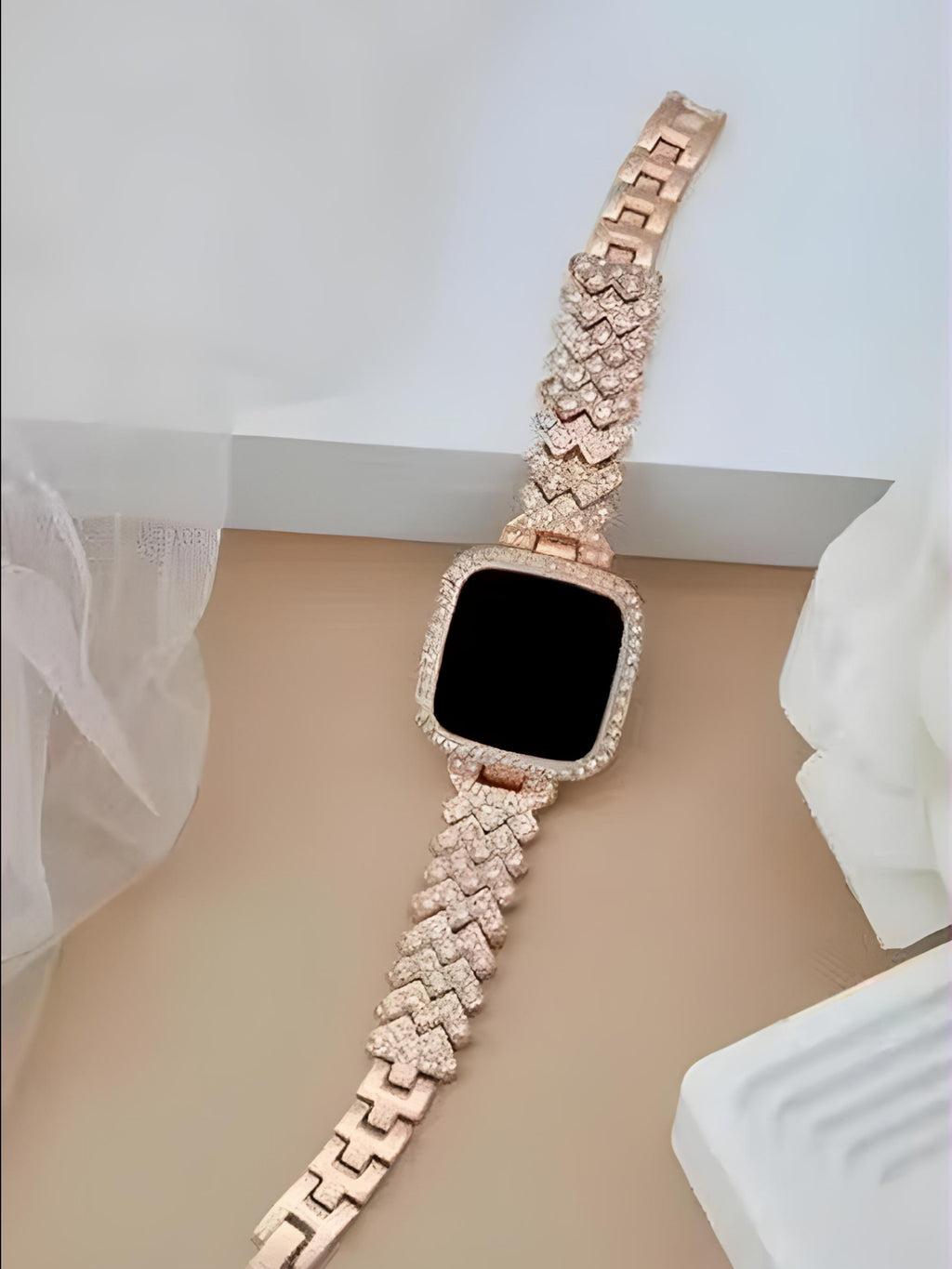 LED Digital Rhinestone Watch – Stylish Bling Timepiece for Women & Girls