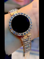 LED Digital Rhinestone Watch – Stylish Bling Timepiece for Women & Girls