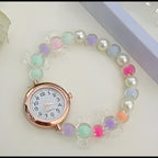 Diamond Bracelet Watch – Rose Gold Luxury Fashion Analog Quartz Watch for Women