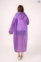 Universal Waterproof Raincoat with Hood – Unisex & Reusable | One Size Fits All