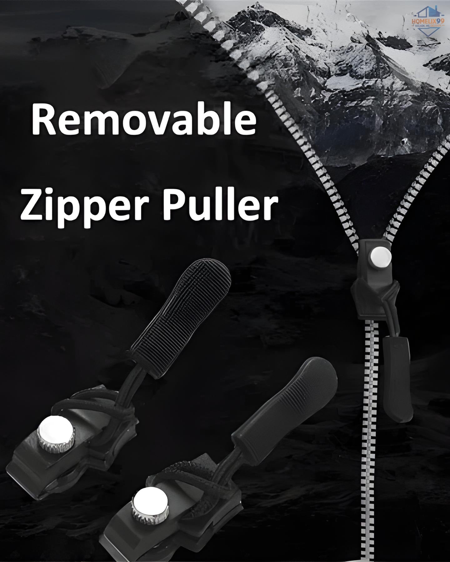 Zipper Repair Kit – Instant Fix for Broken Zips on Clothes, Bags & Jackets