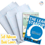 Self-Adhesive Transparent Book Covers (30-Pack) – Waterproof & Easy Peel Protection