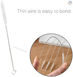 Long Straw Cleaning Brush Set – Reusable Nylon Bristle Cleaners for Bottles, Straws & Tubes