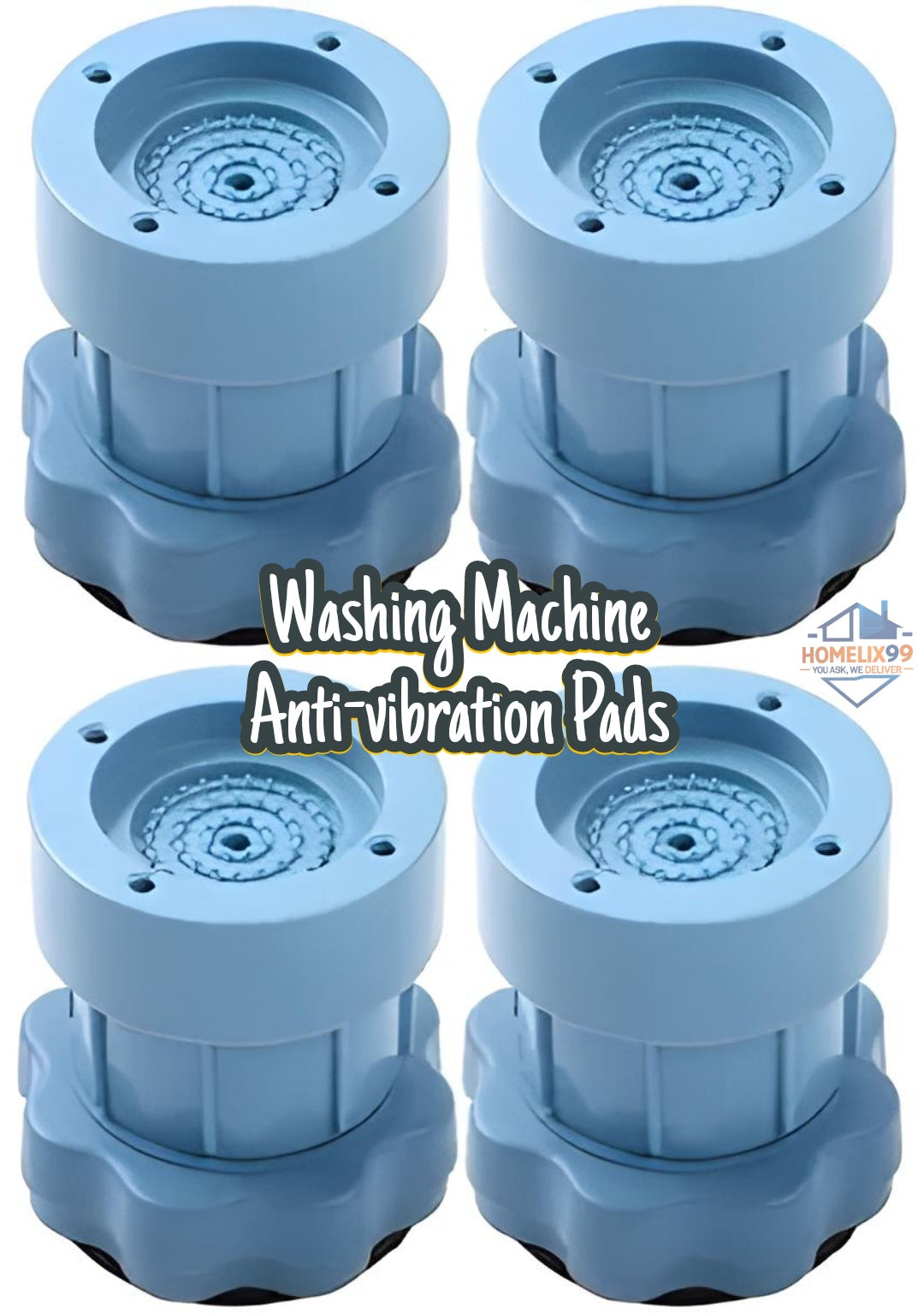 Heavy-Duty Washing Machine Stand – Vibration-Free & Easy-Clean Laundry Base