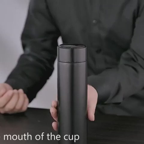 💧 SS Smart Vacuum Insulated Bottle (500ml) – LED Temperature Display | Hot & Cold Thermos 🔥❄️