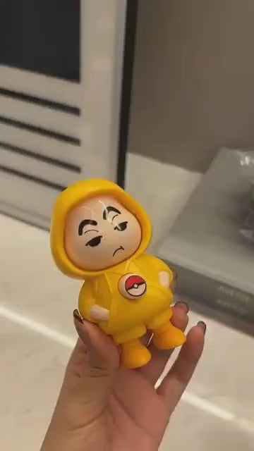 Face Changing Doll Keychain – 3 Fun Expressions Shinchan Accessory 🔑✨