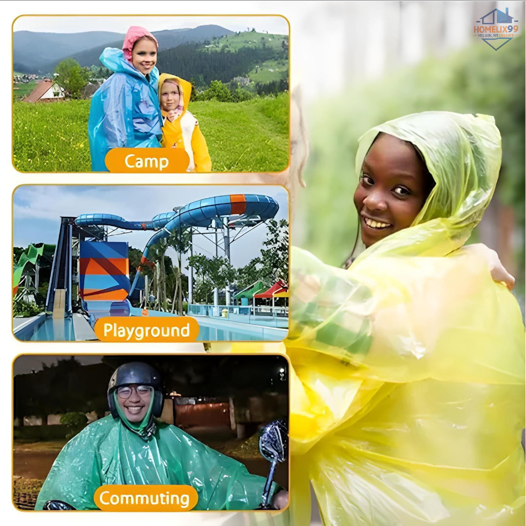 Compact Raincoat in a Ball – Pocket-Sized Emergency Rainwear