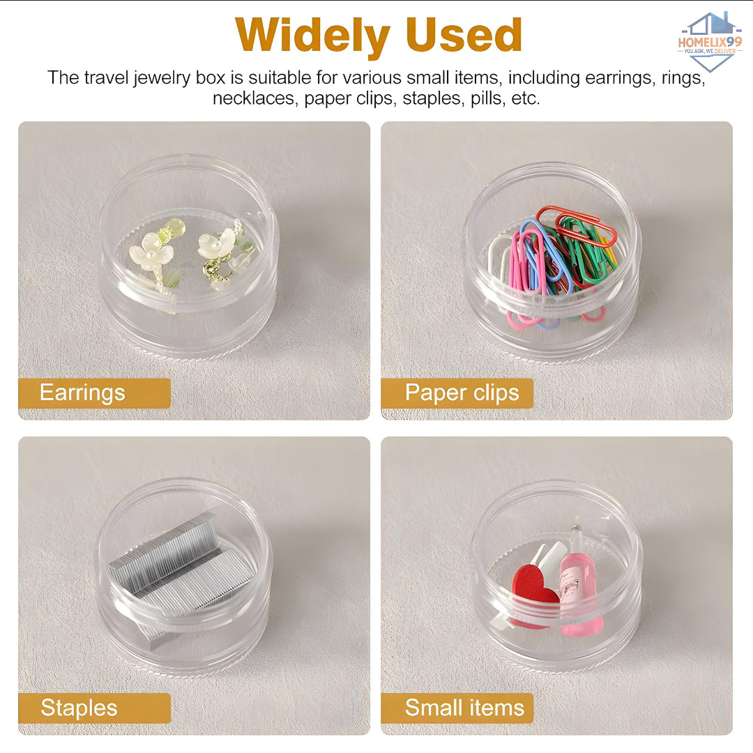 Pocket-Sized Jewellery Organizer Box – Modular Mini Storage for Pills, Jewelry & More