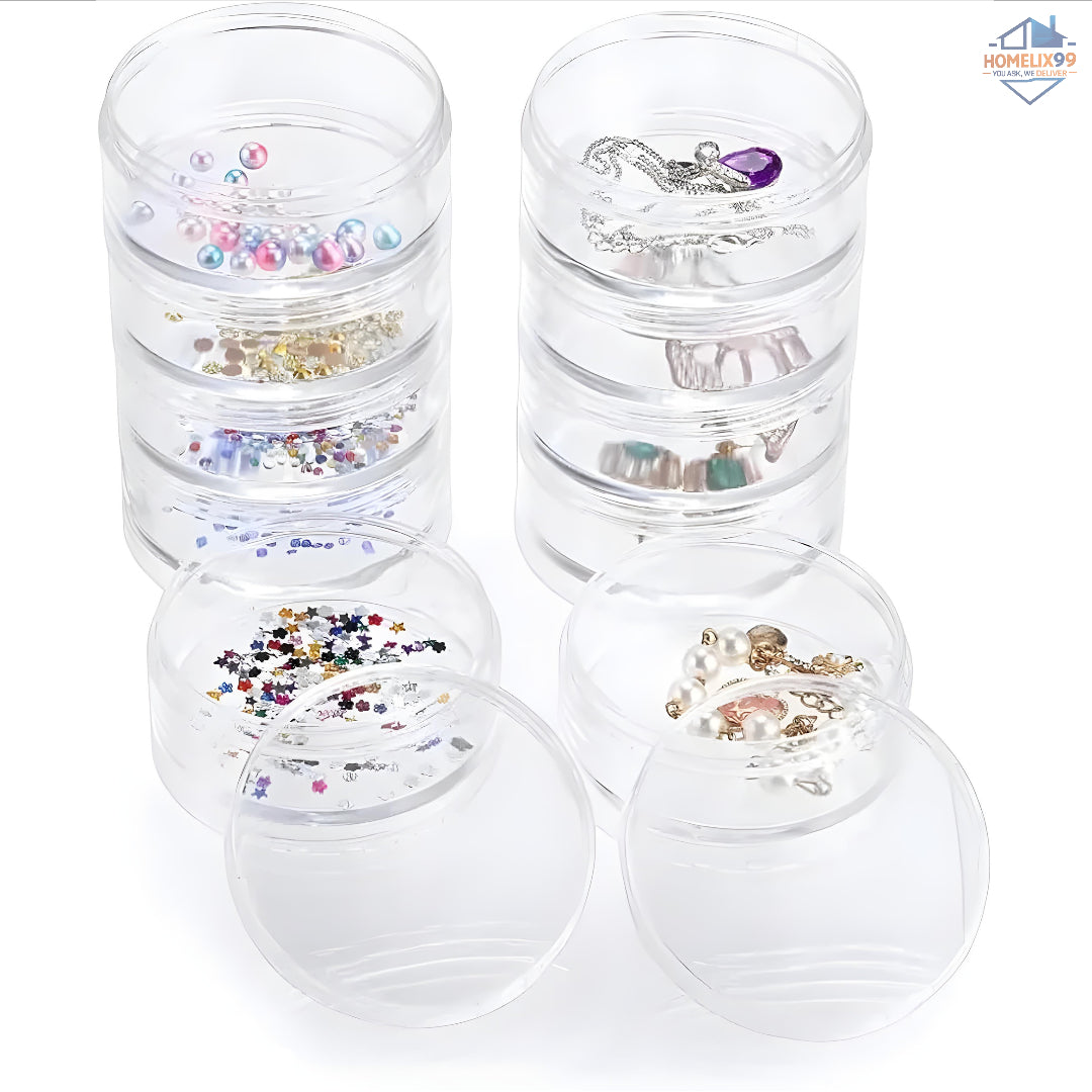 Pocket-Sized Jewellery Organizer Box – Modular Mini Storage for Pills, Jewelry & More
