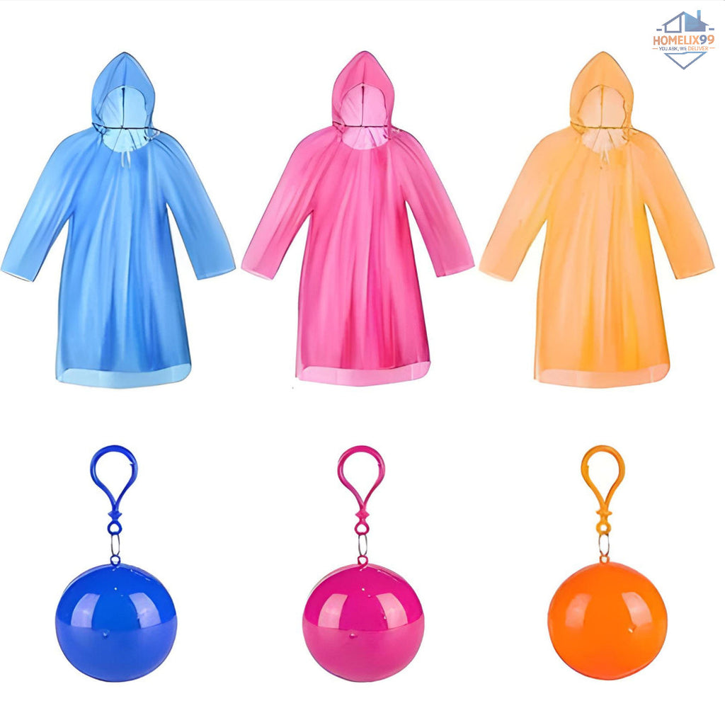 Compact Raincoat in a Ball – Pocket-Sized Emergency Rainwear