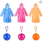 Compact Raincoat in a Ball – Pocket-Sized Emergency Rainwear