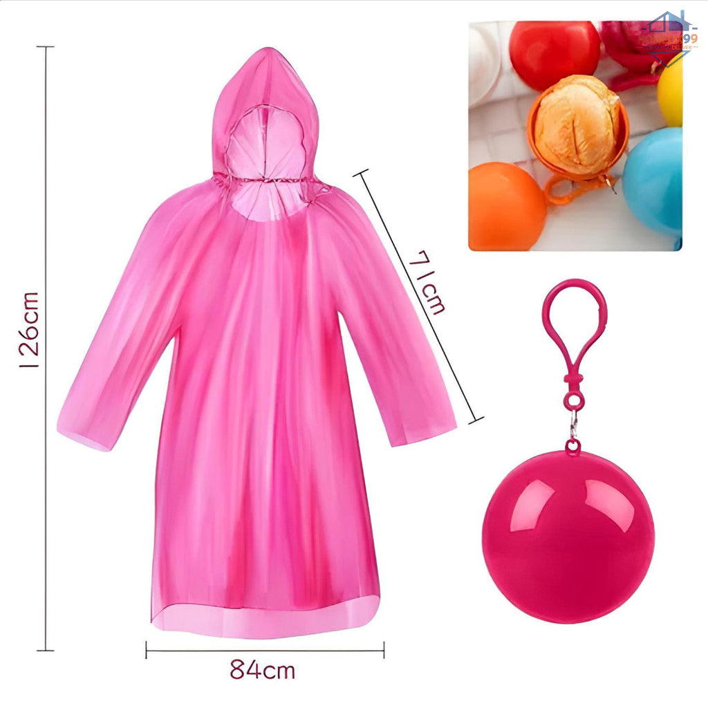 Compact Raincoat in a Ball – Pocket-Sized Emergency Rainwear